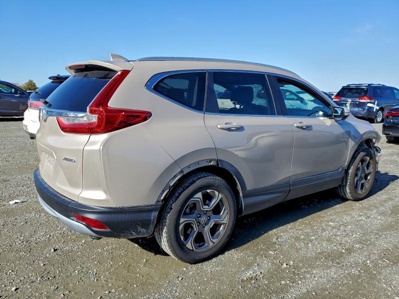 5J6RW2H81JL020313 - 2018 HONDA CR-V EXL TAN photo 3
