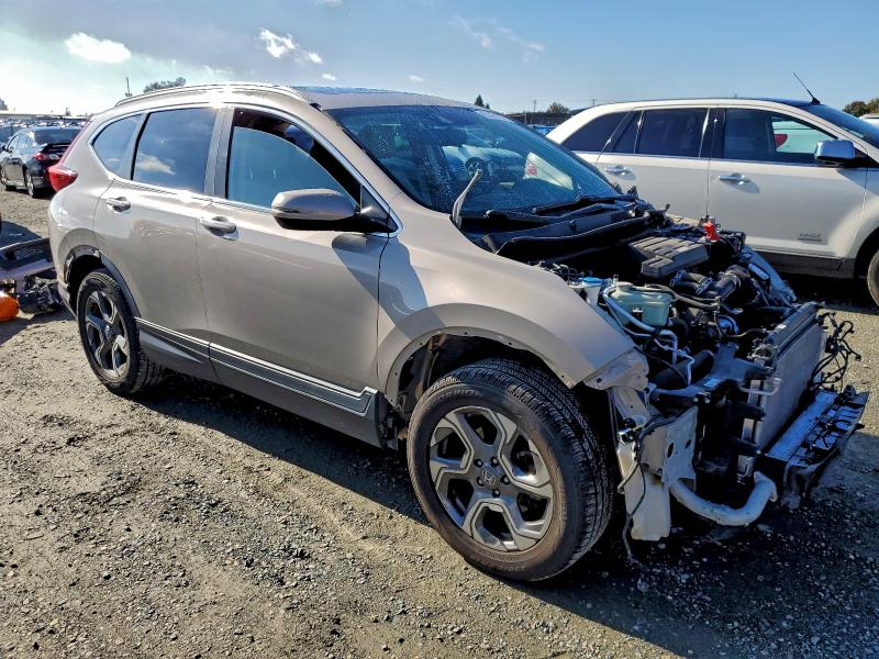 5J6RW2H81JL020313 - 2018 HONDA CR-V EXL TAN photo 4