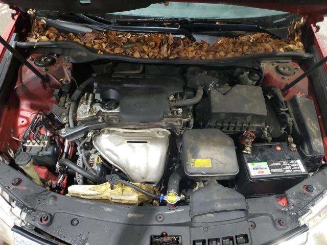 4T4BF1FK2DR280610 - 2013 TOYOTA CAMRY L RED photo 11