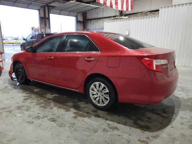 4T4BF1FK2DR280610 - 2013 TOYOTA CAMRY L RED photo 2