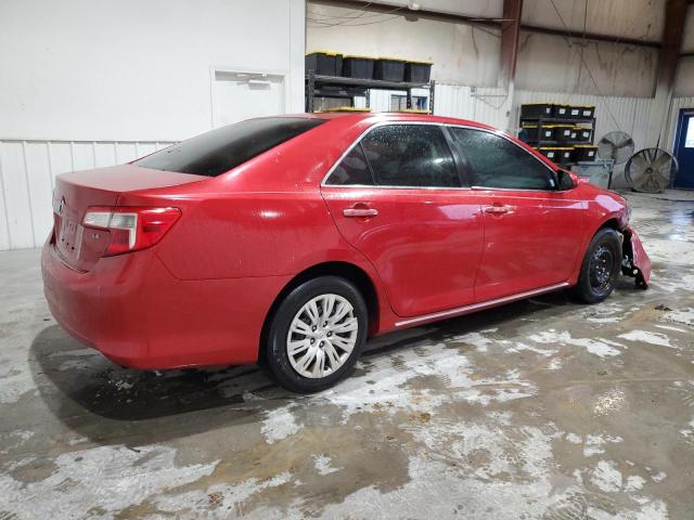 4T4BF1FK2DR280610 - 2013 TOYOTA CAMRY L RED photo 3