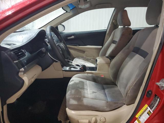 4T4BF1FK2DR280610 - 2013 TOYOTA CAMRY L RED photo 7