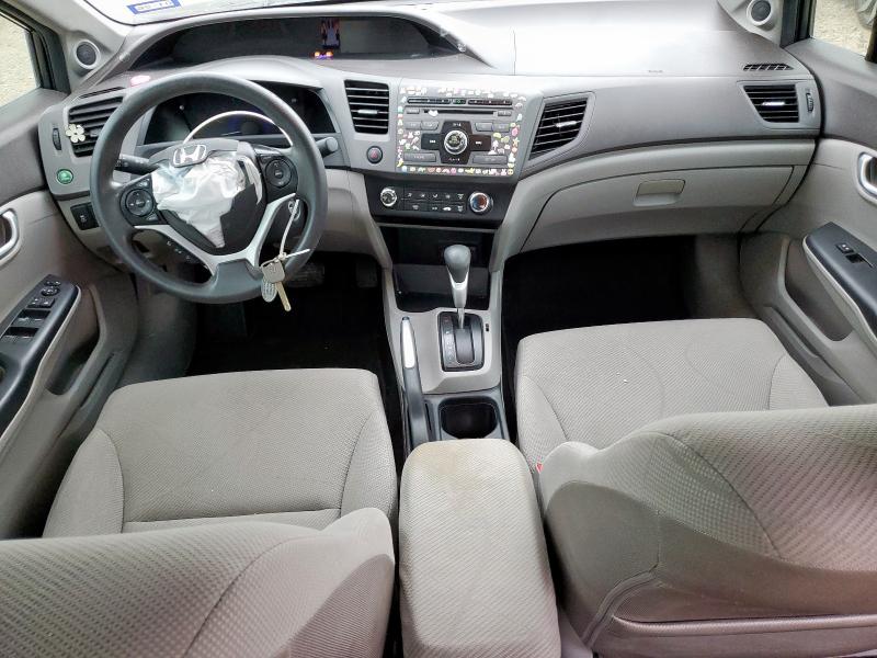 2HGFB2F80CH521136 - 2012 HONDA CIVIC EX GRAY photo 8