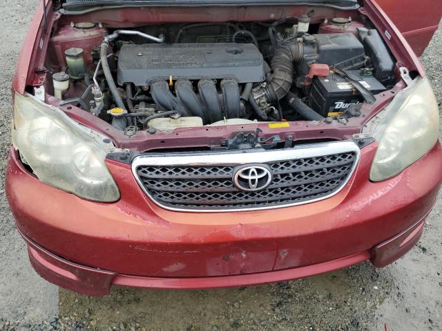 1NXBR32E67Z810496 - 2007 TOYOTA COROLLA CE ბურგუნდია ფოტო 11