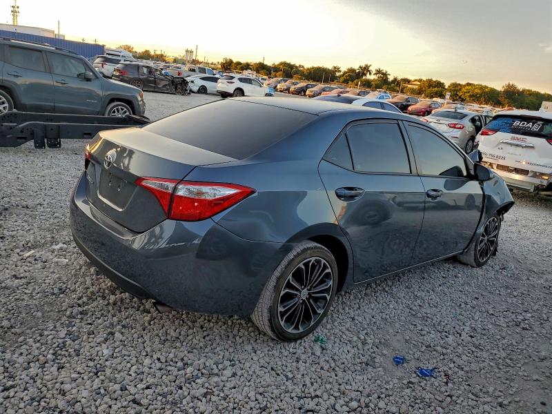 2T1BURHE8GC616725 - 2016 TOYOTA COROLLA L GRAY photo 3