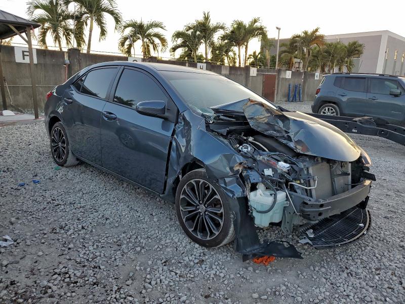 2T1BURHE8GC616725 - 2016 TOYOTA COROLLA L GRAY photo 4