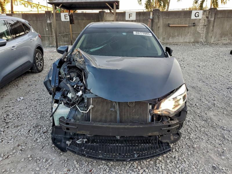 2T1BURHE8GC616725 - 2016 TOYOTA COROLLA L GRAY photo 5