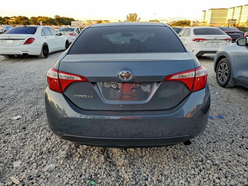 2T1BURHE8GC616725 - 2016 TOYOTA COROLLA L GRAY photo 6