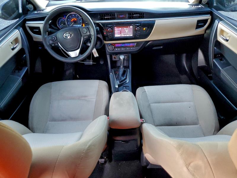 2T1BURHE8GC616725 - 2016 TOYOTA COROLLA L GRAY photo 8