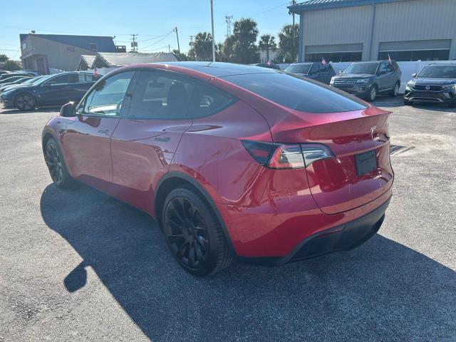 5YJYGDEE4MF118179 - 2021 TESLA MODEL Y 红色 照片 3