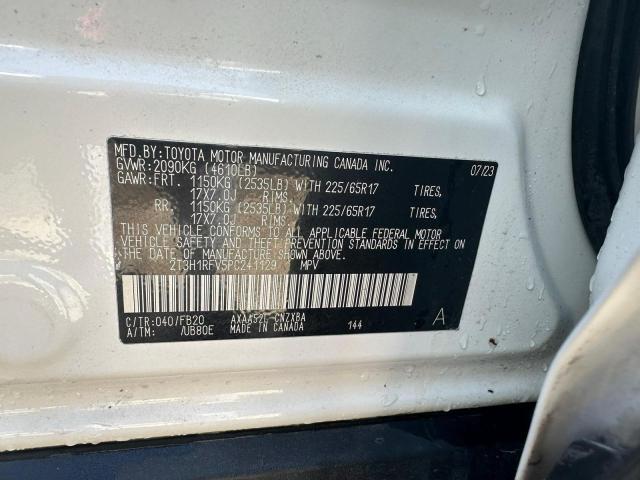 2T3H1RFV5PC241129 - 2023 TOYOTA RAV4 LE WHITE photo 10