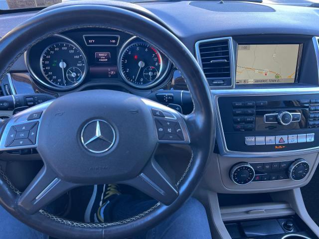 4JGDA5HB2FA451477 - 2015 MERCEDES-BENZ ML 350 4MATIC BLACK photo 7