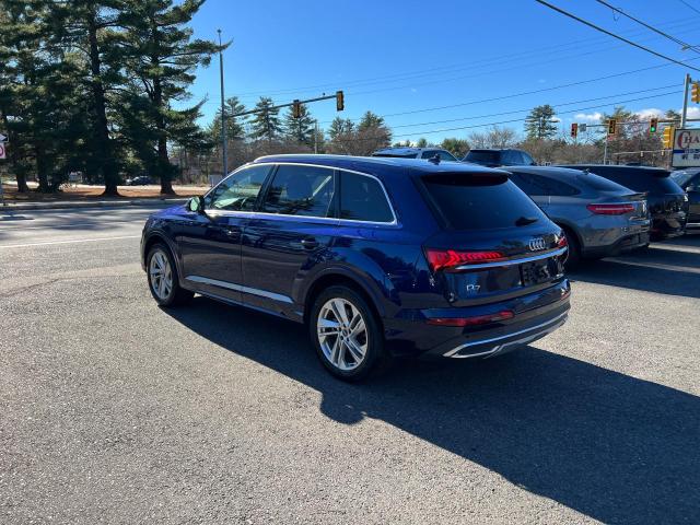 WA1LXAF75MD017260 - 2021 AUDI Q7 PREMIUM PLUS Bleu photo 3