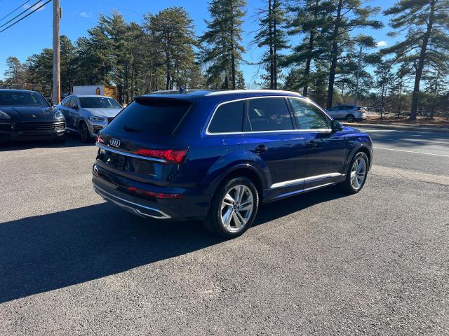 WA1LXAF75MD017260 - 2021 AUDI Q7 PREMIUM PLUS Bleu photo 4