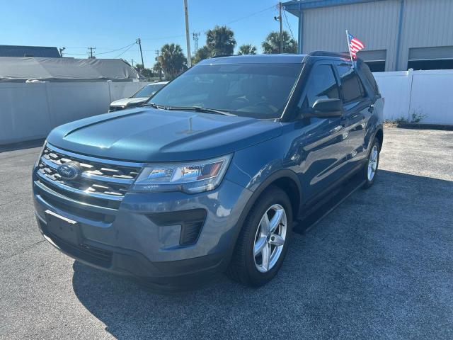 1FM5K7B82JGB15778 - 2018 FORD EXPLORER BLUE photo 2