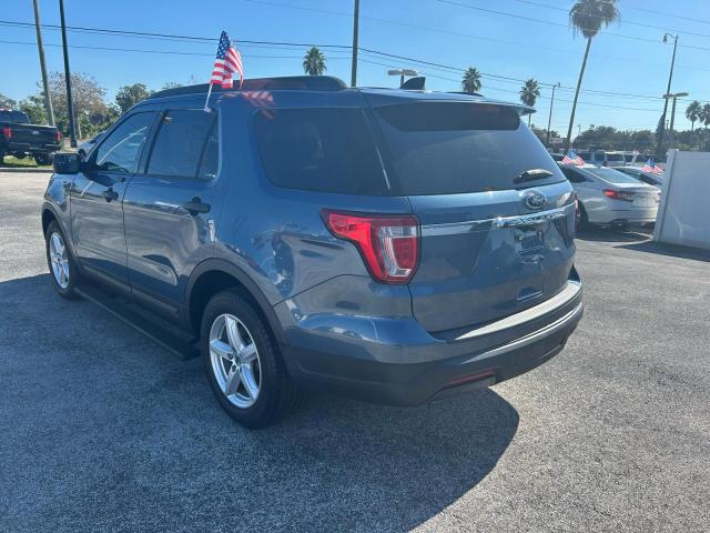 1FM5K7B82JGB15778 - 2018 FORD EXPLORER BLUE photo 3
