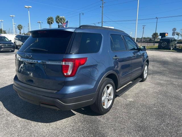 1FM5K7B82JGB15778 - 2018 FORD EXPLORER BLUE photo 4