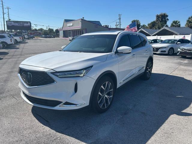 5J8YE1H41NL038622 - 2022 ACURA MDX TECHNOLOGY WHITE photo 2