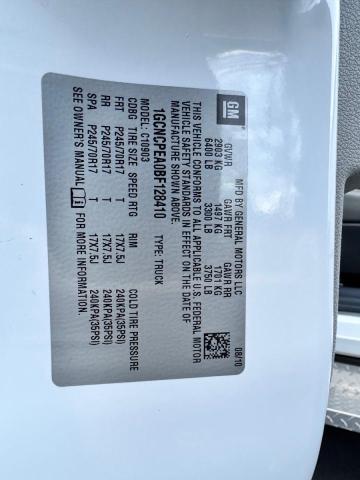 1GCNCPEA0BF128410 - 2011 CHEVROLET SILVERADO C1500 თეთრი ფოტო 10