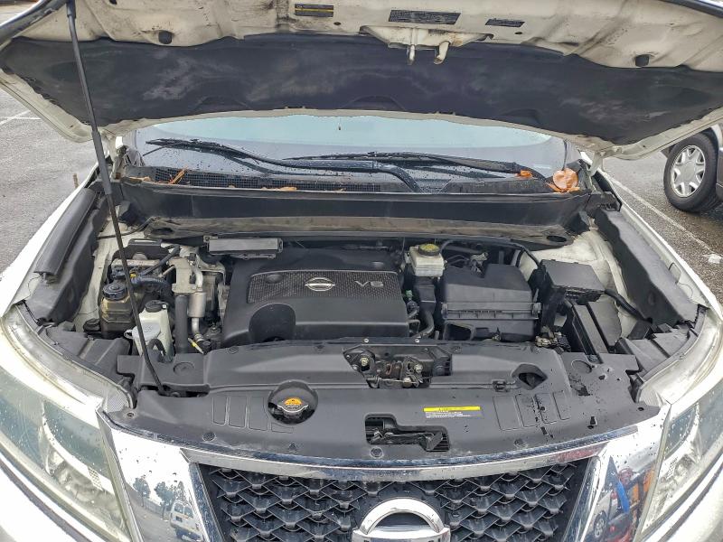 5N1AR2MNXFC650386 - 2015 NISSAN PATHFINDER S WHITE photo 12