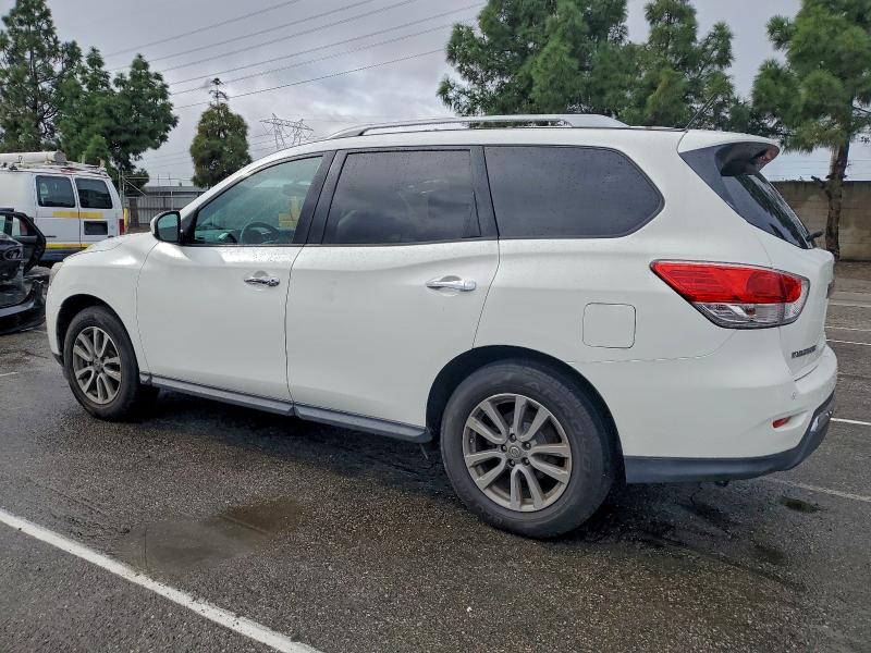5N1AR2MNXFC650386 - 2015 NISSAN PATHFINDER S WHITE photo 2