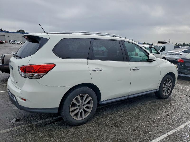 5N1AR2MNXFC650386 - 2015 NISSAN PATHFINDER S WHITE photo 3