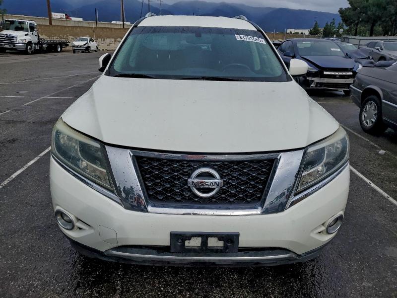 5N1AR2MNXFC650386 - 2015 NISSAN PATHFINDER S WHITE photo 5