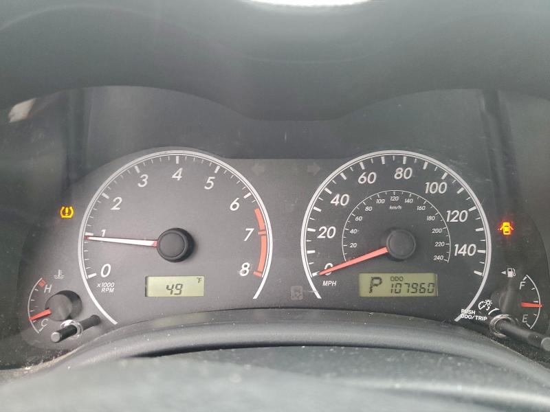 2T1BU4EE6DC044508 - 2013 TOYOTA COROLLA BASE Қоңыр фото 9