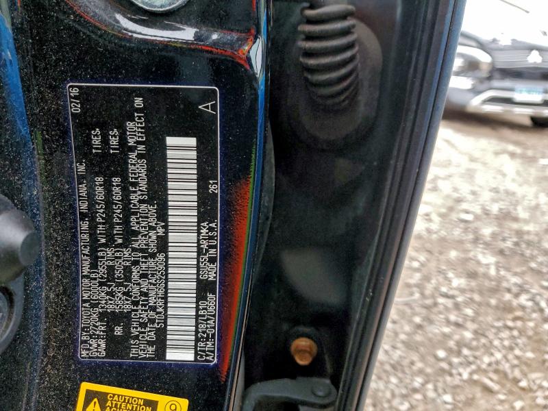 5TDJKRFH6GS259096 - 2016 TOYOTA HIGHLANDER XLE أسود صورة 14