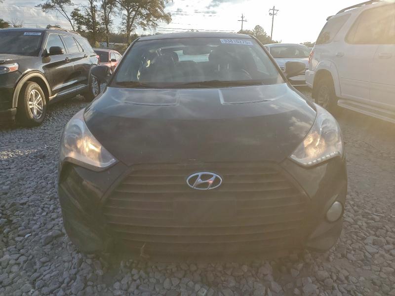 KMHTC6AE8FU217021 - 2015 HYUNDAI VELOSTER TURBO BLACK photo 5