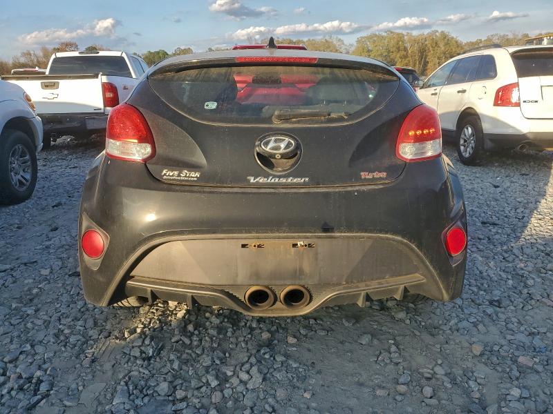 KMHTC6AE8FU217021 - 2015 HYUNDAI VELOSTER TURBO BLACK photo 6