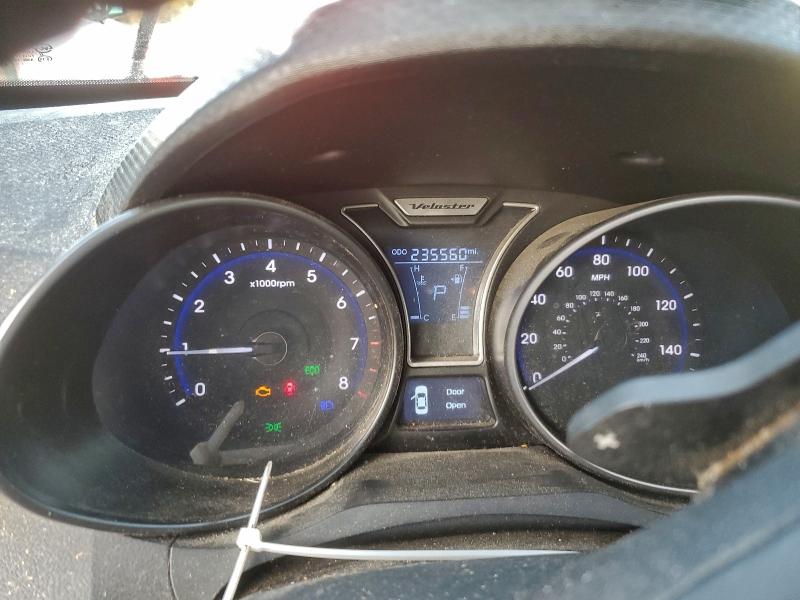 KMHTC6AE8FU217021 - 2015 HYUNDAI VELOSTER TURBO BLACK photo 9