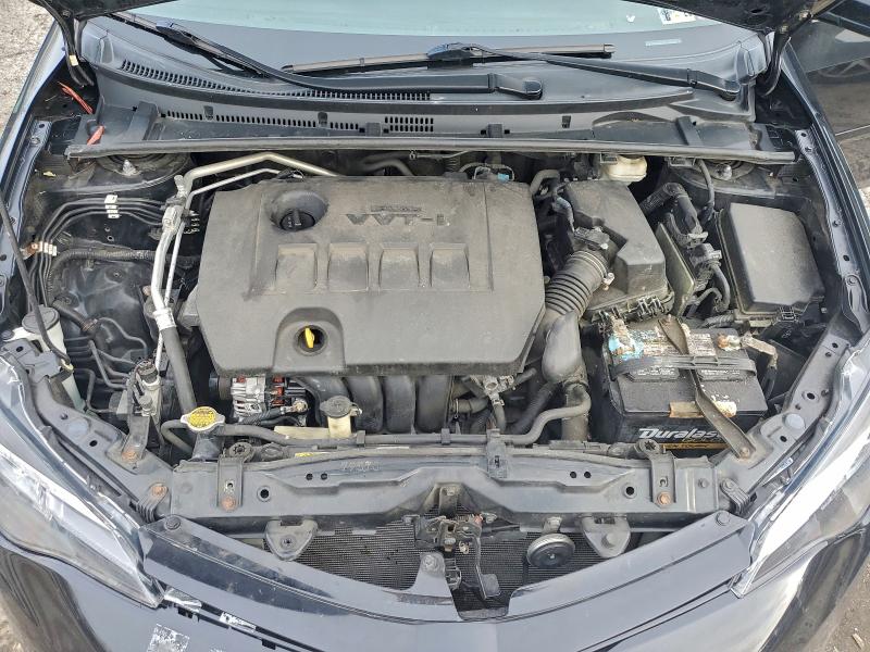 2T1BURHE4HC748723 - 2017 TOYOTA COROLLA L BLACK photo 11