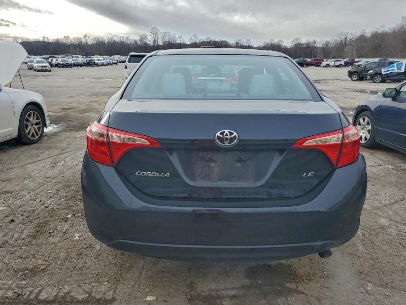 2T1BURHE4HC748723 - 2017 TOYOTA COROLLA L BLACK photo 6