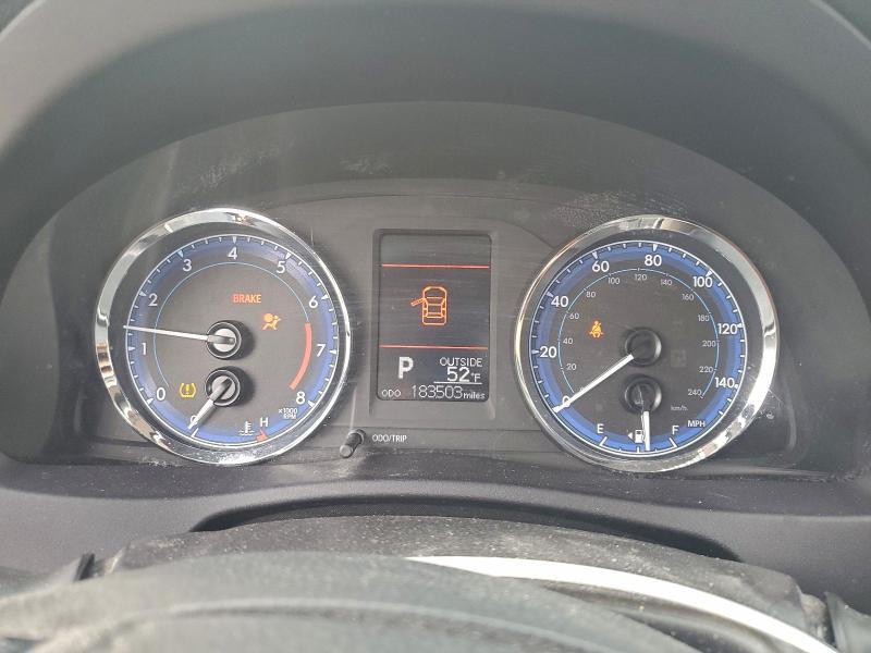 2T1BURHE4HC748723 - 2017 TOYOTA COROLLA L BLACK photo 9