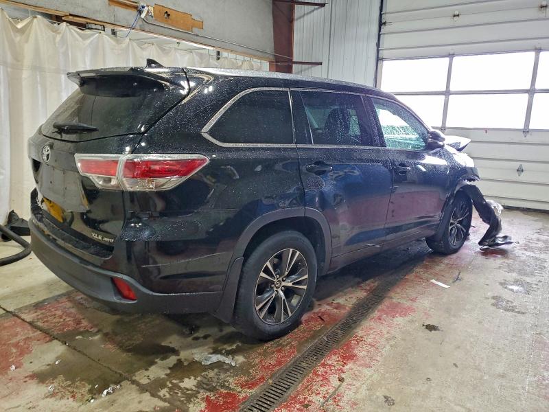 5TDJKRFH3GS279130 - 2016 TOYOTA HIGHLANDER XLE 黑色 照片 3