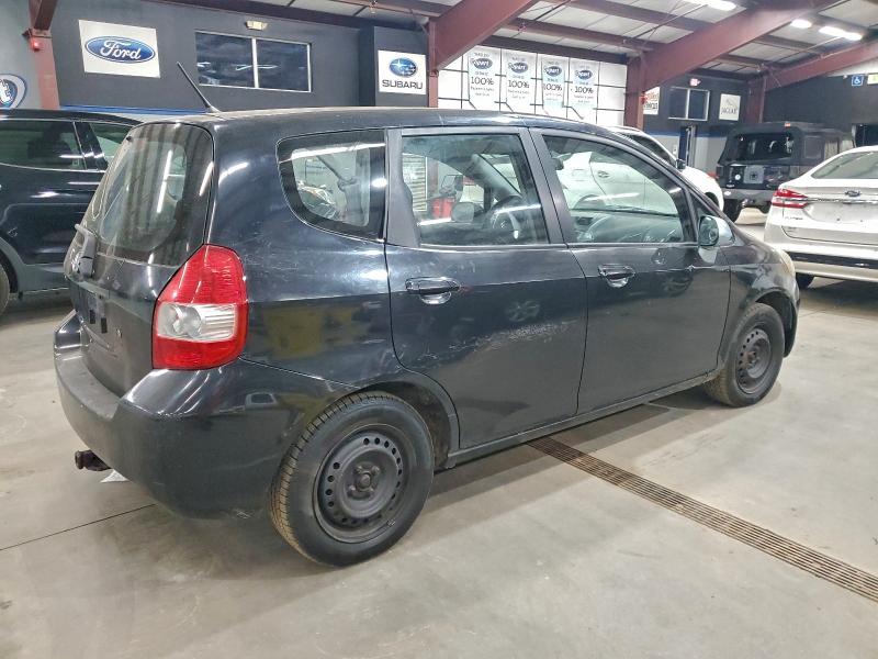 JHMGD37448S065655 - 2008 HONDA FIT შავი ფოტო 3