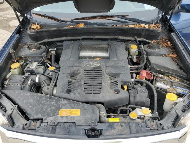 JF2SHGGC1CH426443 - 2012 SUBARU FORESTER TOURING BLUE photo 12