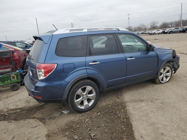 JF2SHGGC1CH426443 - 2012 SUBARU FORESTER TOURING BLUE photo 3