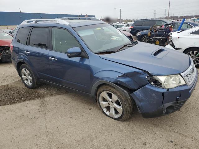 JF2SHGGC1CH426443 - 2012 SUBARU FORESTER TOURING BLUE photo 4