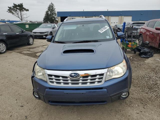 JF2SHGGC1CH426443 - 2012 SUBARU FORESTER TOURING BLUE photo 5