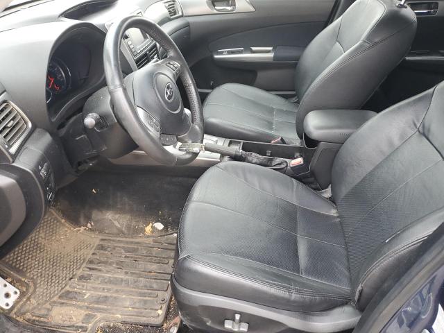 JF2SHGGC1CH426443 - 2012 SUBARU FORESTER TOURING BLUE photo 7