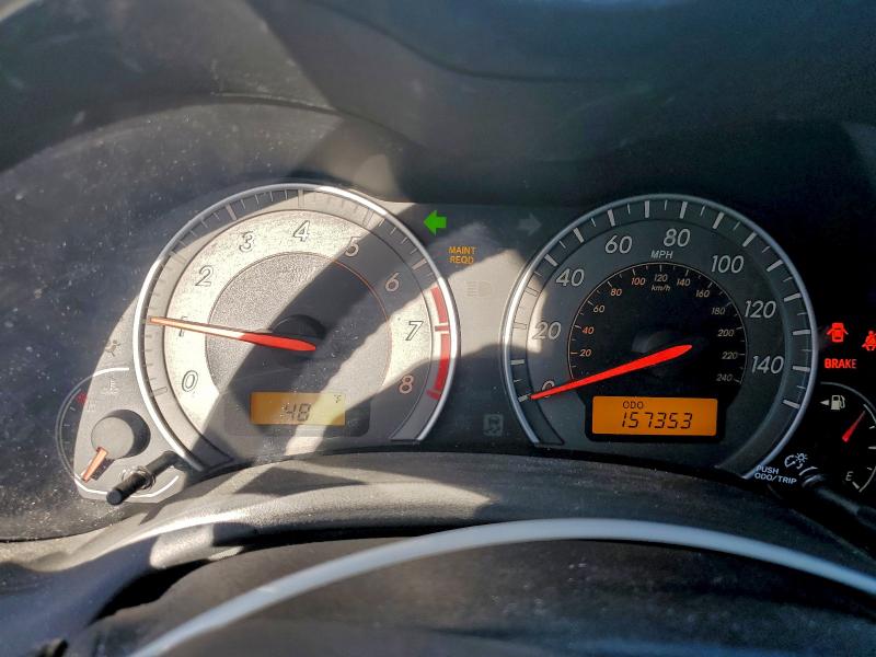 2T1BU4EE1AC383463 - 2010 TOYOTA COROLLA BASE Gümüş foto 9