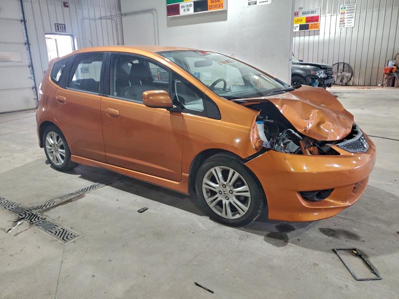 JHMGE8H43AS018440 - 2010 HONDA FIT SPORT 橙色 照片 4
