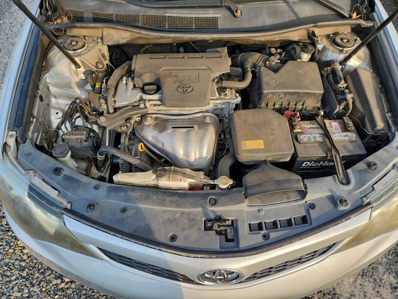 4T1BF1FKXCU014129 - 2012 TOYOTA CAMRY BASE GRAY photo 11