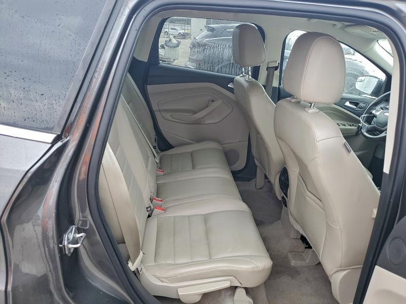 1FMCU9JX7FUA45905 - 2015 FORD ESCAPE TITANIUM ნაცრისფერი ფოტო 10