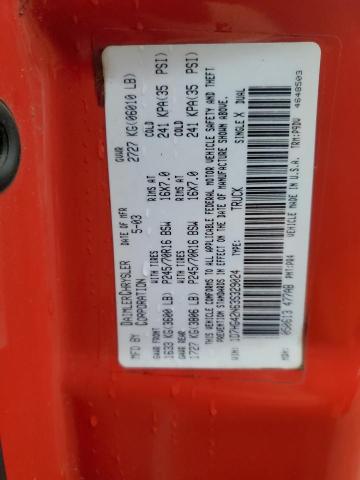 1D7HG42N63S329024 - 2003 DODGE DAKOTA SLT წითელი ფოტო 12