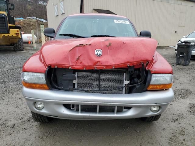 1D7HG42N63S329024 - 2003 DODGE DAKOTA SLT წითელი ფოტო 5