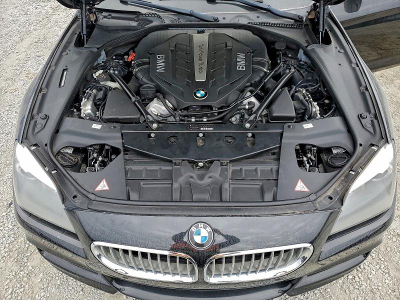 WBA6B2C5XDDG66918 - 2013 BMW 650 I BLACK photo 11