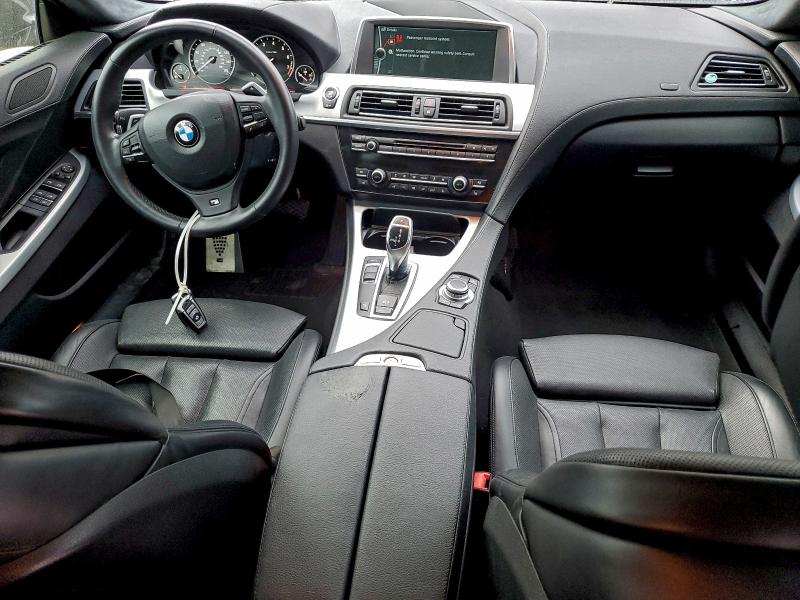 WBA6B2C5XDDG66918 - 2013 BMW 650 I BLACK photo 8